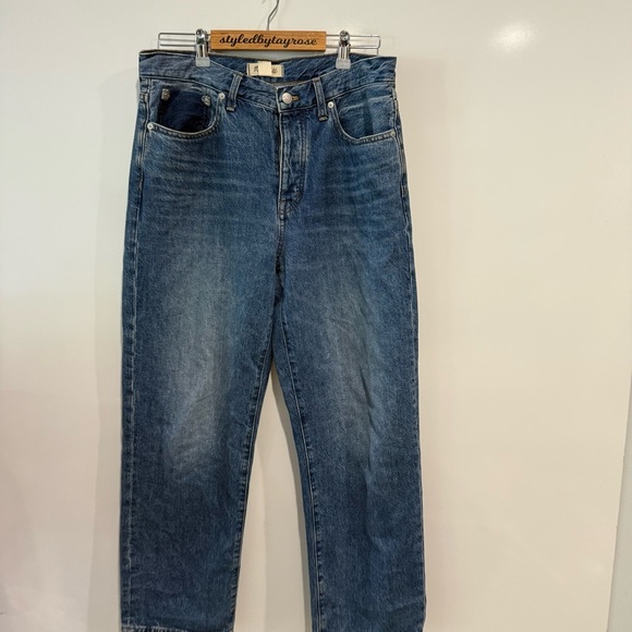 Madewell Low-Slung Straight Jeans Palmina Wash - Picture 6 of 10
